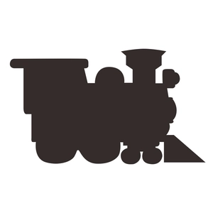 Train-shaped blackboard wall sticker for children classroom and living room decor