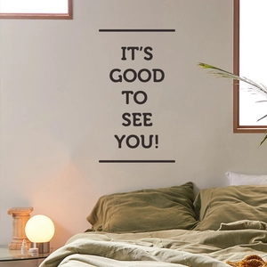 Modern Minimalist PVC Wall Sticker Black English Quote Lettering Mural Removable Wall Decal For Bedroom Living Room Entrance Home Decor