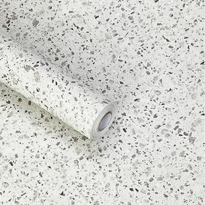 Retro Terrazzo Self-adhesive Wallpaper PVC Waterproof Wall Sticker For Living Room Bedroom Furniture Renovation Home Decor