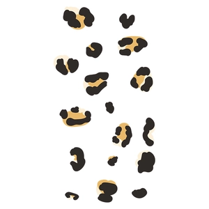 Cartoon leopard animal print wall sticker for children's room home wall decoration