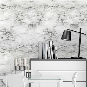 Self-adhesive marble texture wallpaper for modern living room background and wall renovation