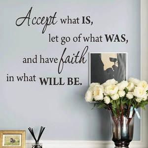 Inspirational English wall sticker with motivational quotes for home wall decor