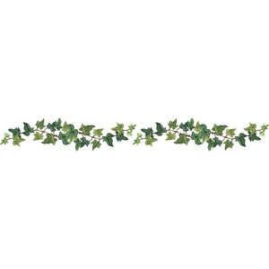 DIY ivy leaf wall sticker border for living room and bedroom home decor