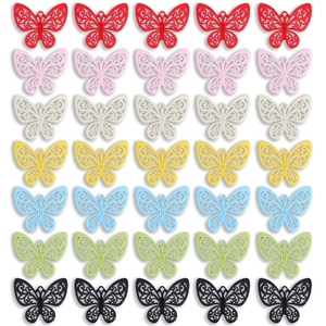 Ciondolo a Farfalla in Lega Cava Accessori per Creazione di Gioielli DIY Farfalla in Lacca Colorata per Decorazione Borsa Portachiavi