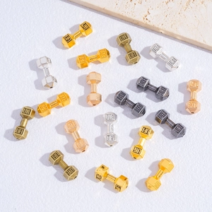 Haltervormige kralen met LIVE LIFT gravering in diverse metaalkleuren voor DIY sieraden maken