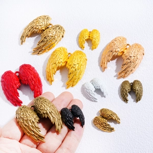 Gotische Engelsflügel-Anhänger aus Legierung in verschiedenen Farben für DIY-Schmuck