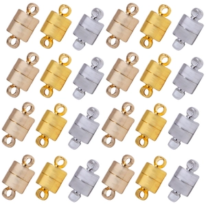 Cylindrical Magnetic Clasps Alloy DIY Jewelry Findings Connectors For Necklace Bracelet Jewelry Making Minimalist Metal Buckle