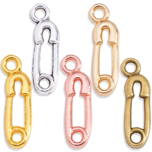 Ciondolo in Lega a Forma di Spilla da Balia per la Creazione di Gioielli Fai-da-te Collana Bracciale Accessorio Moda Metallo