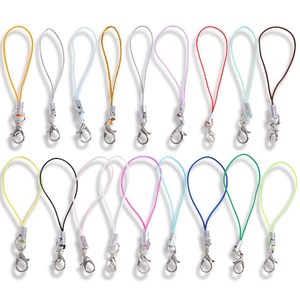 Cordón Trenzado de Cordón de Encanto de Teléfono Móvil con Cierre de Langosta de Metal de Aleación Para DIY Joyería Llavero Unidad Flash USB Accesorio