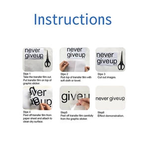 Detailed six-step guide for applying self-adhesive vinyl bathroom wall stickers