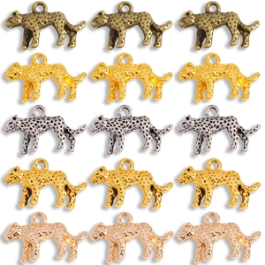 Vintage Legering Luipaard Hangers Dieren Charms Voor DIY Sieraden Ketting Armband Oorbel Accessoires Verguld Metaal Finish Hangers