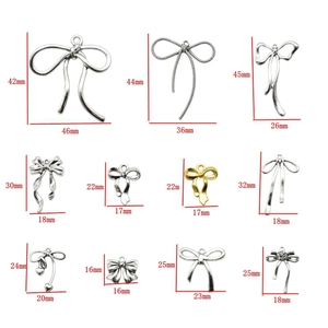 Set van 11 vintage legering strikbedeltjes voor DIY halskettingen en armbanden sieraden