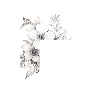 Minimalist black and white flower leaf wall sticker for home switch decoration