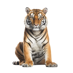 Realistic tiger head wall sticker for living room bedroom creative animal home decor