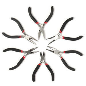 Mini Jewelry Pliers Set For Handmade DIY Jewelry Making Tools Professional Carbon Steel Beading Craft Pliers With Non Slip Handle For Precision Work