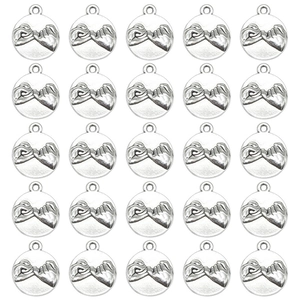 Ciondolo Vintage in Lega di Zinco Promessa del Mignolo Argento Antico Gesto della Mano Fai da Te Accessori per Collana