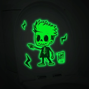 Adesivo murale ragazzo elettrico fluorescente per camera e soggiorno decor