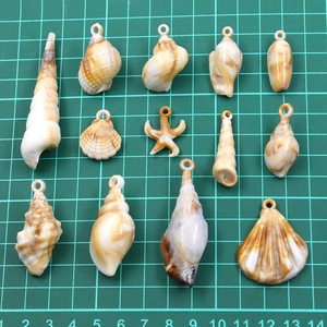 Lot de breloques océan en acrylique avec étoiles de mer et coquillages pour bijoux DIY