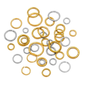 Anneaux de Jonction en Acier Inoxydable pour Fabrication de Bijoux DIY Couleur Or Argent Anneaux Connecteurs pour Bracelets