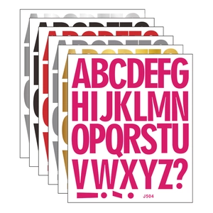 Alphabet Letter Symbols Wall Sticker DIY PVC Alphabet Decals Modern Minimalist For Home Decoration Bedroom Living Room