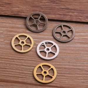 Steampunk Zahnrad Charms Hohl Rund Legierung Schmuckherstellung Zubehör Industrieller Stil DIY Anhänger Für Schmuckteile