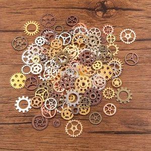 Ciondoli Ingranaggi Meccanici in Lega Steampunk Ingranaggi Metallici Industriali Vintage Misti per Creazione Gioielli Fai da Te Accessori