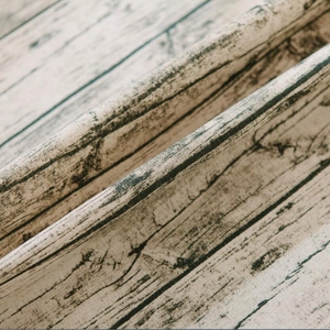 Nordic style rectangular tablecloth with realistic wood grain texture and soft drape
