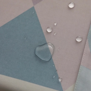 Waterproof Nordic minimalist tablecloth featuring geometric Morandi color triangles