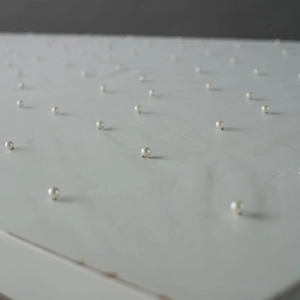 White pearl tulle fabric background for cake photography and dessert table decor