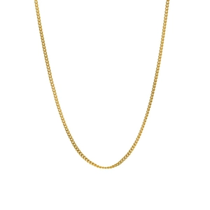 Classic 18K gold plated stainless steel cable chain necklace for minimalist layering