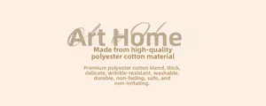 Detail of durable polyester-cotton fabric showing thick texture and anti-wrinkle properties