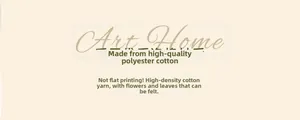Detail card showing high-density woven polyester-cotton fabric with 3D tactile texture