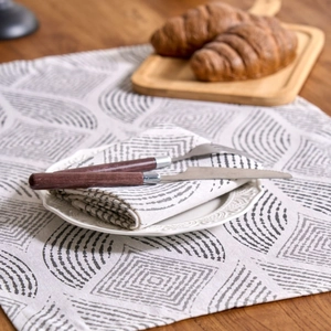 Modern Minimalist Cotton Blend Printed Napkin Cloth Rectangular Table Napkin For Dining Kitchen Decoration Photography Props Cloth Napkin