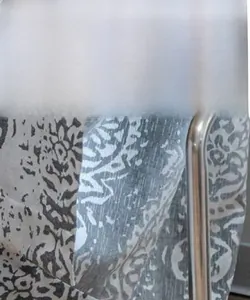 Detail of retro water-drop jacquard fabric with double-sided high-density weaving