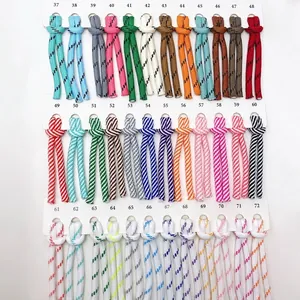 Detaillierter Katalog für bunte geflochtene Sportkordeln und DIY-Trikotnummer-Armbänder