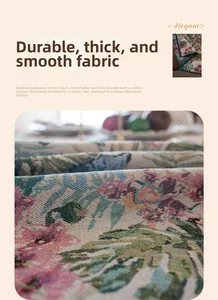 Macro detail of high-density jacquard tablecloth fabric with leaf texture and weave