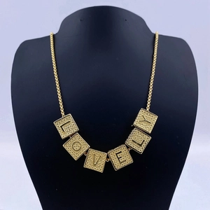 Hip Hop 18K Gold Plated Copper Cube Letter Pendant For Men Women DIY Necklace Bracelet Initial Alphabet Charm Jewelry