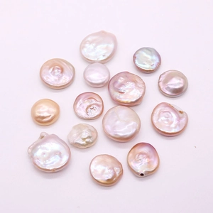 Onregelmatige natuurlijke zoetwaterparels in roze en paars voor DIY-sieradenaccessoires