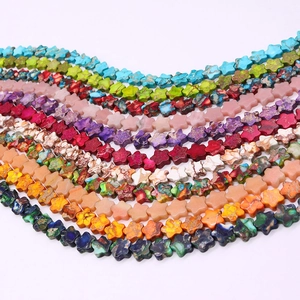 Colorful flower shape emperor stone beads for DIY jewelry making and craft supplies