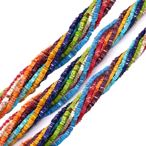 Kleurrijke vierkante keizersteen kralen voor het maken van DIY kettingen en sieraden