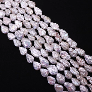 Natural Freshwater Pearl Baroque Teardrop Loose Beads Irregular Cultured Pearl String For DIY Necklace Jewelry Making Supplies
