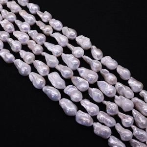 Süßwasserperles en Vrac Baroques Naturelles d'Eau Douce de Haute Qualité Grandes Süßwasserperles de Queue Irrégulières pour Accessoires Bijoux DIY
