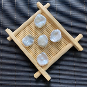 Natural Baroque Freshwater Pearl Beads 15-20mm Irregular Shape White Loose Beads For DIY Jewelry Making Accessories
