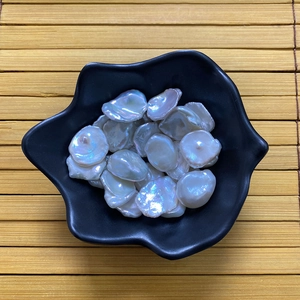 Irregular baroque freshwater pearls with rainbow luster for jewelry making
