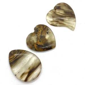 Détails des pendentifs en pierre d'agate en forme de cœur et de goutte pour bijoux DIY