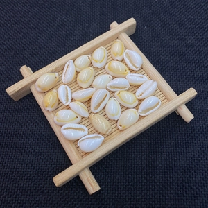 Natural cowrie shells 15-25mm with pre-drilled holes for DIY jewelry necklaces