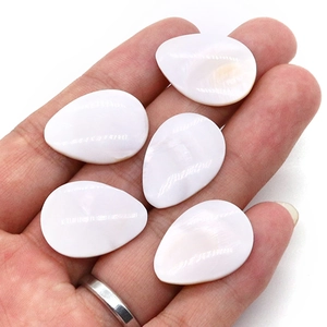 Natürliche Tropfenform Süßwasser Perlmutt Cabochons für DIY Schmuck Set mit fünf Stück