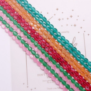 Ovale kattenoog kralen in meerdere kleuren voor handgemaakte DIY sieraden en kettingen