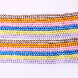 Faceted 2-3mm natural turquoise round beads in multiple colors for DIY jewelry making