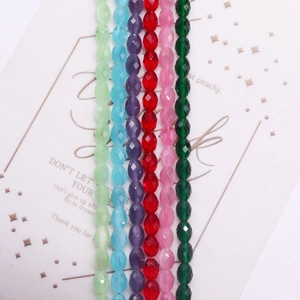 Gefacetteerde kattenoogsteen ovale kralen in diverse kleuren voor DIY sieraden en ambachten